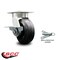 Service Caster 5 Inch Kingpinless Rubber on Steel Wheel Caster with Brake and Swivel Lock SCC SCC-KP30S520-RSR-SLB-BSL - alternate 4